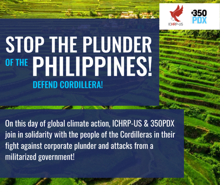 Stop the Plunder of the Philippines! Defend Cordillera!