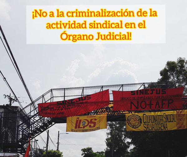 ILPS El Salvador condemns the arrest of 8 trade unionists