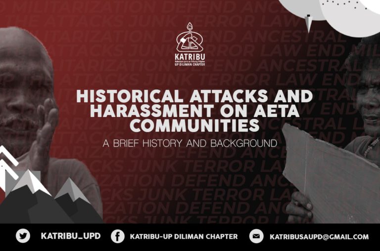 Historical attacks and harassment on Aeta communities: A brief history and background