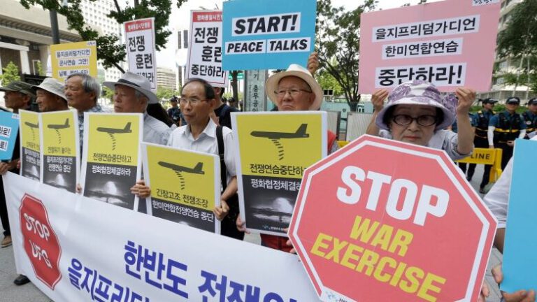 US, South Korean and International Civil Society Organizations call for the suspension of US-ROK Combined Military Exercises