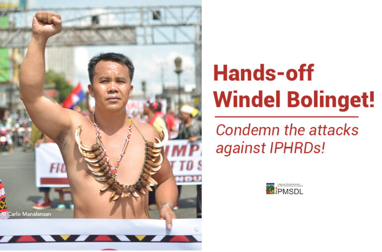 Hands-off Windel Bolinget! Condemn the attacks against IPHRDs!