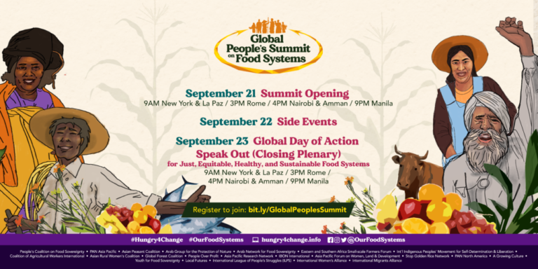 Movements, civil society counter anti-people UN Food Systems Summit