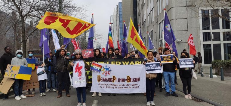 Bruxelles: les images de la manifestation en soutien à l’Ukraine