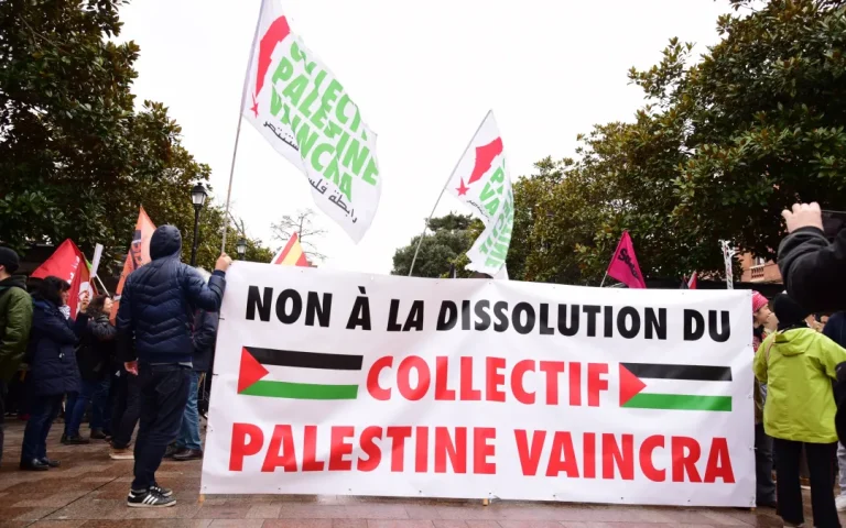 French government officially dissolves the Collectif Palestine Vaincra — Collectif launching its appeal