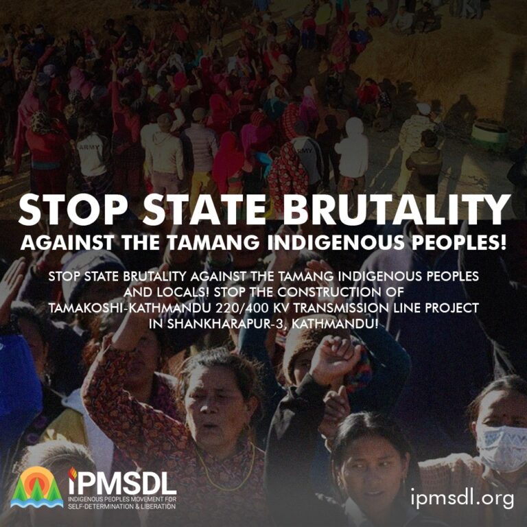 Stop the attacks on Tamang Indigenous Peoples!