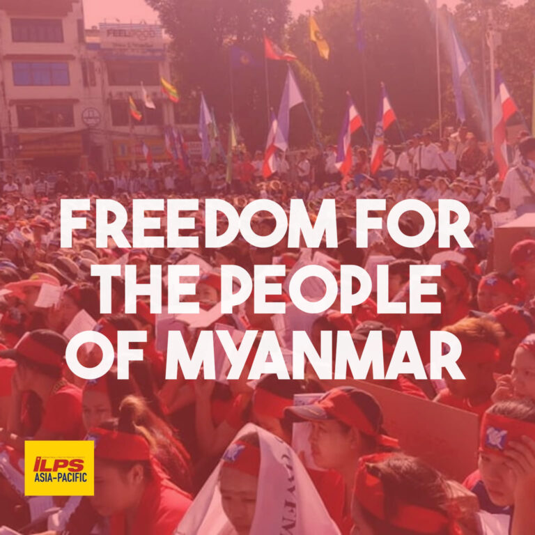 Freedom for the people of Myanmar