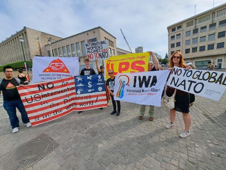 International Women’s Alliance Leads Protest Against Global NATO and US-led Wars